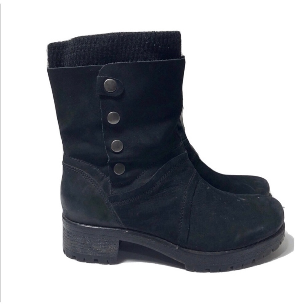 OTBT Gresham black leather boots. Size 8.5.